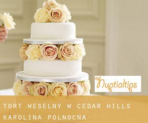 Tort weselny w Cedar Hills (Karolina Północna)