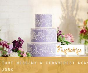 Tort weselny w Cedarcrest (Nowy Jork)