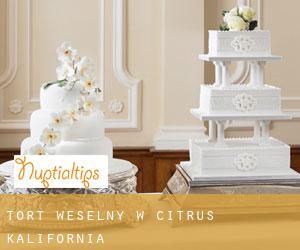 Tort weselny w Citrus (Kalifornia)