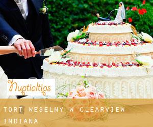 Tort weselny w Clearview (Indiana)