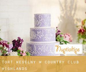 Tort weselny w Country Club Highlands