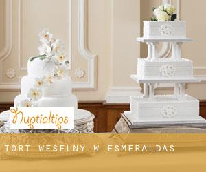 Tort weselny w Esmeraldas