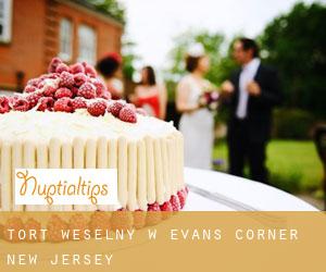 Tort weselny w Evans Corner (New Jersey)
