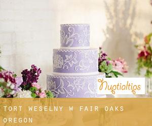 Tort weselny w Fair Oaks (Oregon)