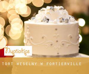 Tort weselny w Fortierville