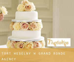 Tort weselny w Grand Ronde Agency