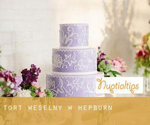 Tort weselny w Hepburn