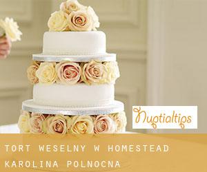 Tort weselny w Homestead (Karolina Północna)
