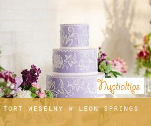 Tort weselny w Leon Springs