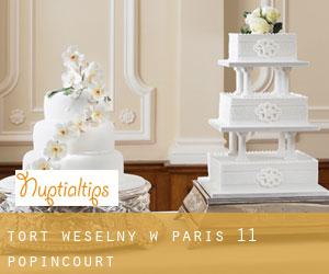 Tort weselny w Paris 11 Popincourt