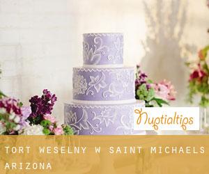 Tort weselny w Saint Michaels (Arizona)