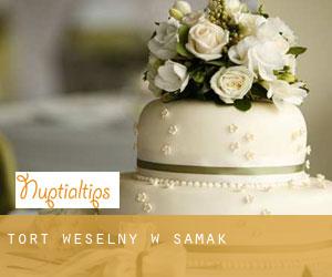 Tort weselny w Samak