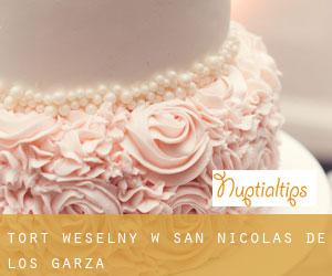 Tort weselny w San Nicolás de los Garza