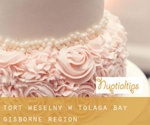 Tort weselny w Tolaga Bay (Gisborne Region)