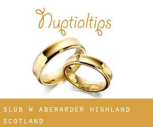ślub w Aberarder (Highland, Scotland)