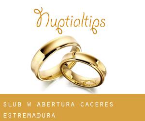 ślub w Abertura (Caceres, Estremadura)