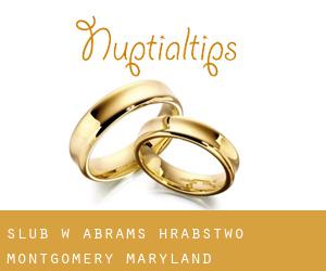 ślub w Abrams (Hrabstwo Montgomery, Maryland)