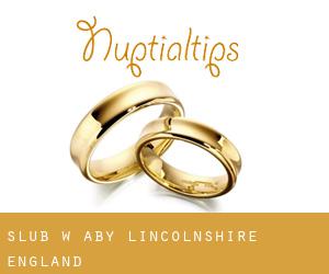 ślub w Aby (Lincolnshire, England)