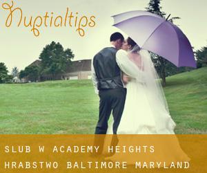 ślub w Academy Heights (Hrabstwo Baltimore, Maryland)