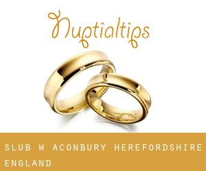 ślub w Aconbury (Herefordshire, England)