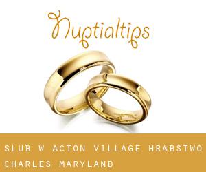 ślub w Acton Village (Hrabstwo Charles, Maryland)