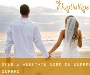 ślub w Akulivik (Nord-du-Québec, Quebec)