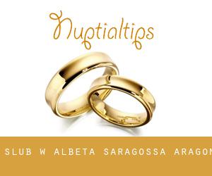 ślub w Albeta (Saragossa, Aragon)