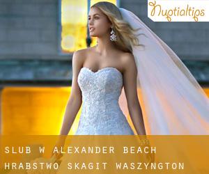ślub w Alexander Beach (Hrabstwo Skagit, Waszyngton)