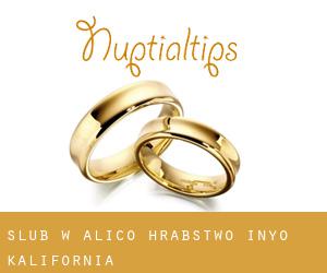 ślub w Alico (Hrabstwo Inyo, Kalifornia)