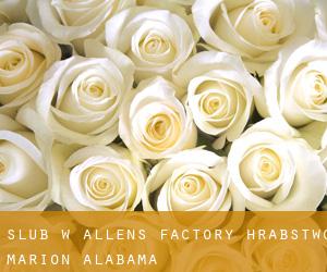 ślub w Allens Factory (Hrabstwo Marion, Alabama)