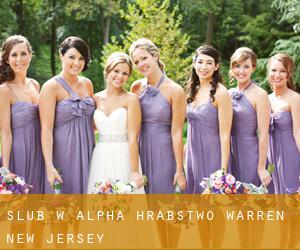 ślub w Alpha (Hrabstwo Warren, New Jersey)