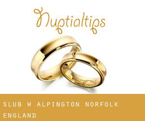 ślub w Alpington (Norfolk, England)