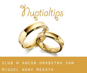 ślub w Ancon (Hrabstwo San Miguel, Nowy Meksyk)