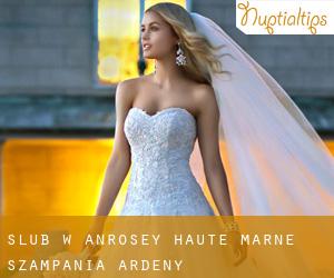 ślub w Anrosey (Haute-Marne, Szampania-Ardeny)