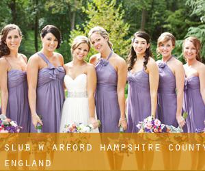 ślub w Arford (Hampshire County, England)