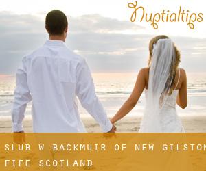 ślub w Backmuir of New Gilston (Fife, Scotland)