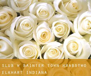 ślub w Bainter Town (Hrabstwo Elkhart, Indiana)