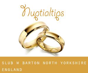 ślub w Barton (North Yorkshire, England)