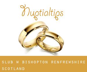 ślub w Bishopton (Renfrewshire, Scotland)