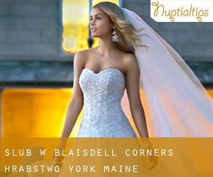 ślub w Blaisdell Corners (Hrabstwo York, Maine)