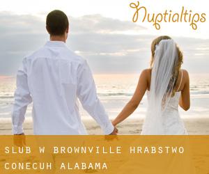 ślub w Brownville (Hrabstwo Conecuh, Alabama)