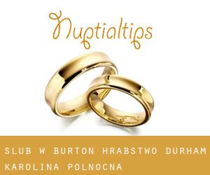 ślub w Burton (Hrabstwo Durham, Karolina Północna)