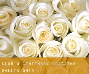 ślub w Centenary (Hrabstwo Gallia, Ohio)