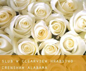 ślub w Clearview (Hrabstwo Crenshaw, Alabama)