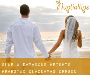 ślub w Damascus Heights (Hrabstwo Clackamas, Oregon)