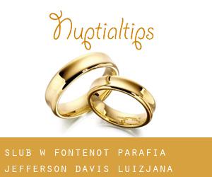 ślub w Fontenot (Parafia Jefferson Davis, Luizjana)