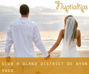 ślub w Gland (District de Nyon, Vaud)