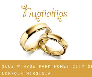 ślub w Hyde Park Homes (City of Norfolk, Wirginia)