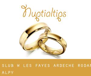 ślub w Les Fayes (Ardèche, Rodan-Alpy)