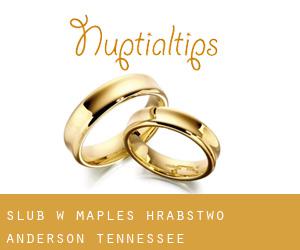 ślub w Maples (Hrabstwo Anderson, Tennessee)